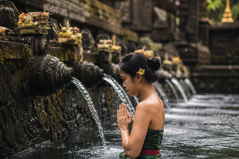 Waterfalls, Tirta Mpul Purification, Rice Teracces & Swing Private Tour Without Entry Ticket