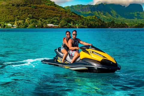 Moorea : visite en jet ski en solo ou en duo avec aventure dans des baies pittoresques