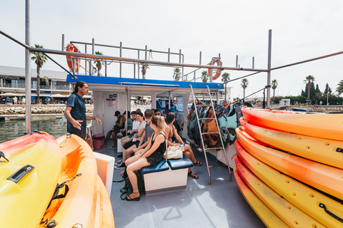 Da Lagos: tour in kayak e barca per esplorare le grotte