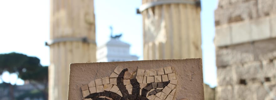 Rome : Atelier de fabrication de mosaïques antiques