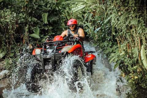 Ubud : quad, rafting et tubing aventure avec navette