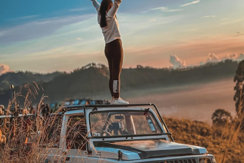 Bali: Mount Batur Jeep Sunrise And Black Lava All Inclusive