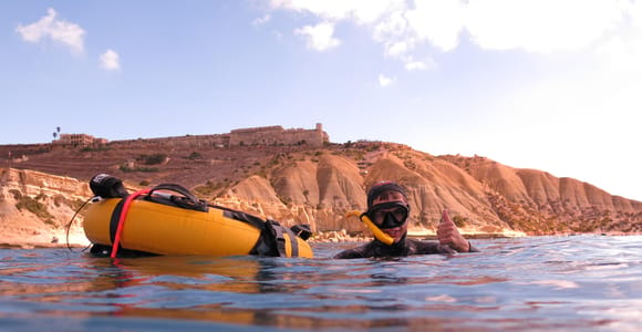 Gozo: esperienza di apnea Molchanovs Wave Discover