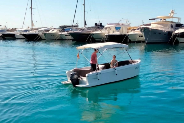 Valencia: Boot huren zonder vaarbewijsBoot zonder vaarbewijs 4h