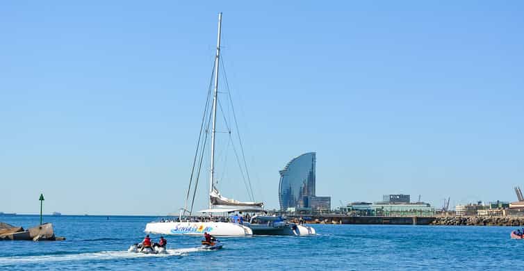 Barcelona: Catamaran Party Cruise with BBQ Meal photo 7