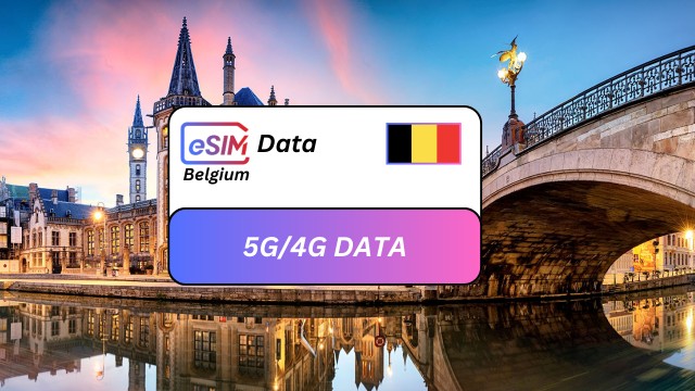Visit Ghent Belgium eSIM Roaming Data Plan in Jinan