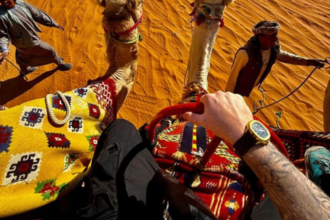 Riyad : balade à dos de chameau dans le désert, excursion en quad et collation