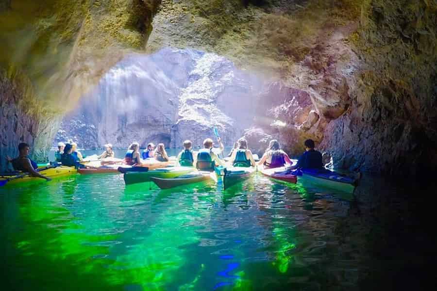 Von Las Vegas aus: Smaragdhöhle Halbtagestour mit dem Kajak