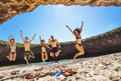 Puerto Vallarta : Îles Marietas avec open bar et déjeuner