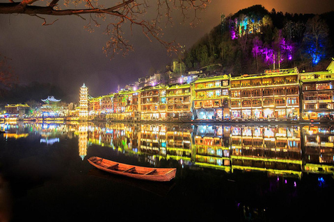 Zhangjiajie: Fenghuang forntida stad + Furong stad 2-dagars tur