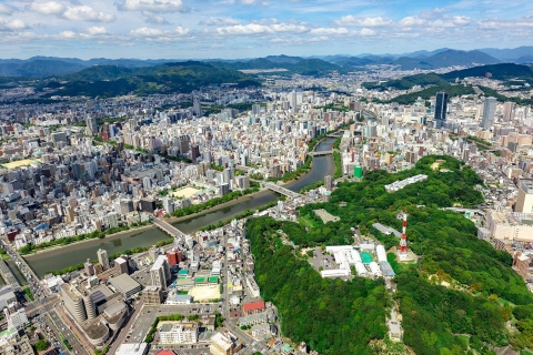 Hiroshima:HubschrauberrundflugHiroshima Präfektur Tour/mit TRF