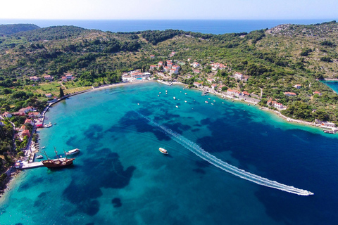 Elaphite Island Hopping z Karaką - opcjonalny lunchZ miejscem zbiórki