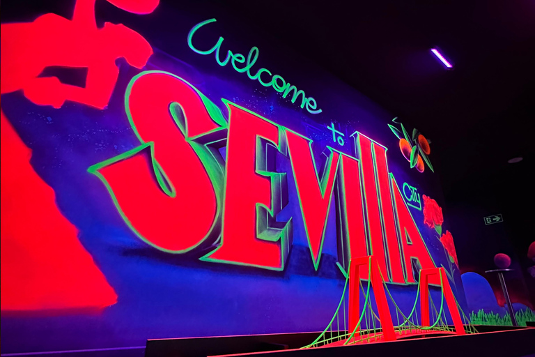 Sewilla: Kryty 18-dołkowy minigolf z efektami UVSewilla: Kryty minigolf UV