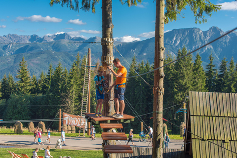 Zakopane: Rope Park on the top of Gubałówka