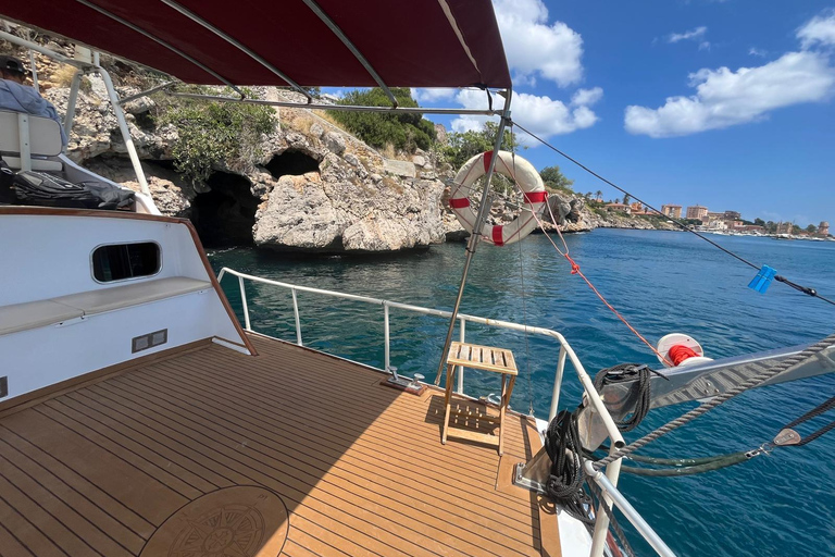 Palermo: Boat Tour With Aperitif Snorkeling And Cave Tour