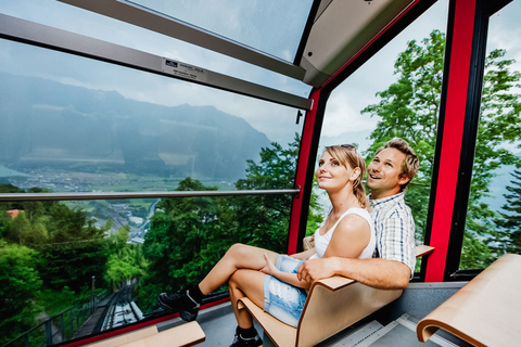 Interlaken: ticket kabelbaan naar Harder Kulm