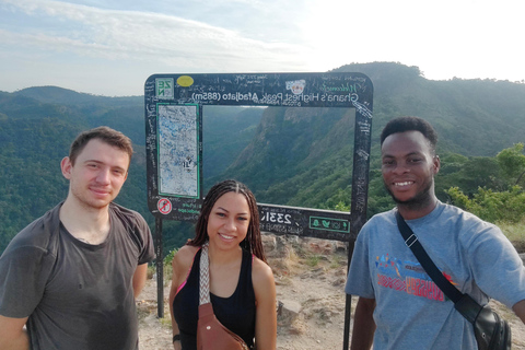 Monte Afadjato, cascada de Wli y santuario de monos Tafi Atome