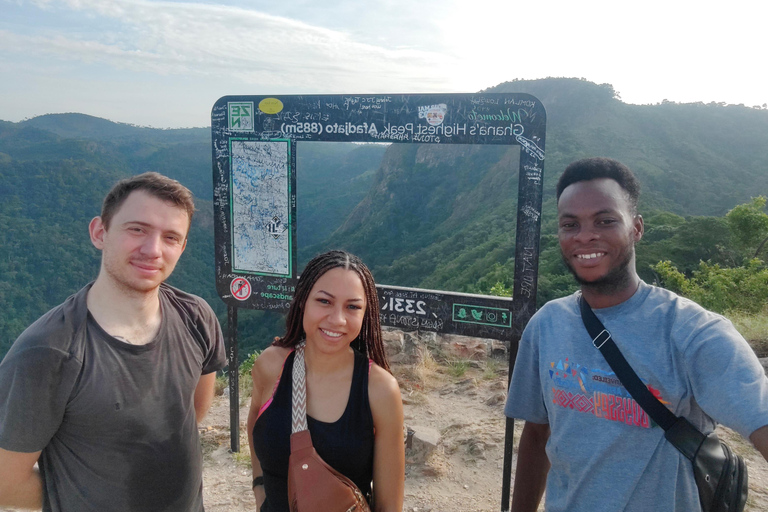 Mount Afadjato, Wli val en Tafi Atome Monkey Sanctuary