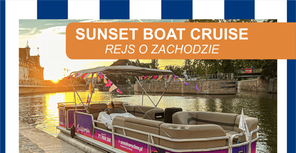 Breslau: Bootsfahrt bei Sonnenuntergang durch die Altstadt