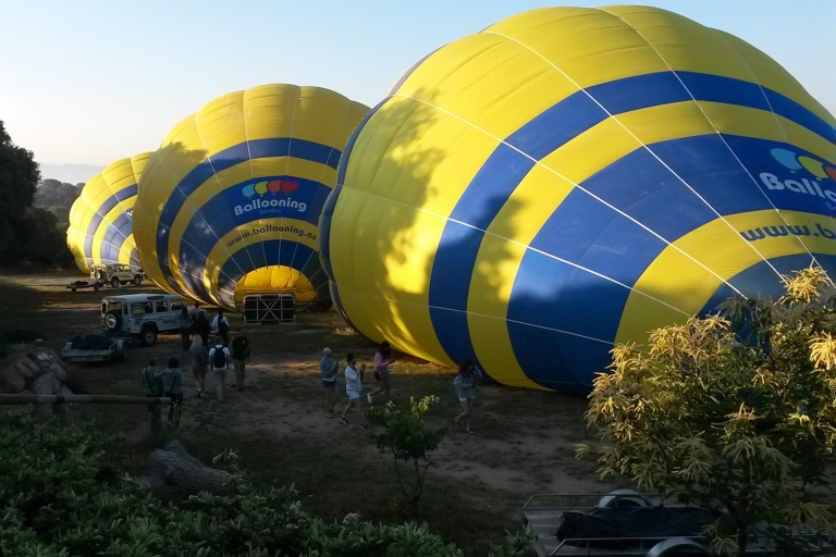 Barcelona: luchtballonvaartLucthballonvaart met ontmoetingspunt