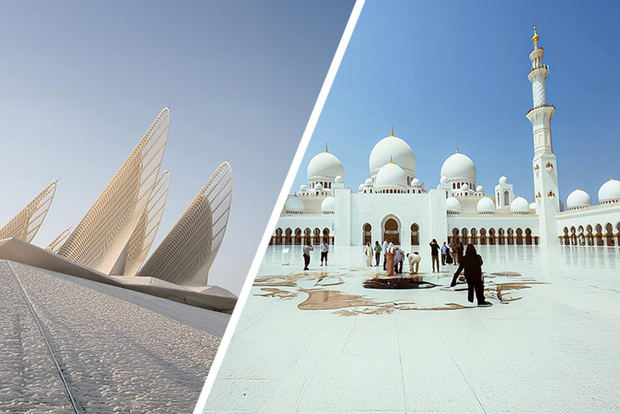 Gran Mezquita de Abu Dabi y Museo Nacional Zayed