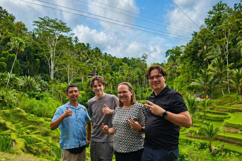 Ubud: Private Half-Day Tour Rice Terrace, Temple & Waterfall Private Ubud Half-Day Tour (Without Entrance Ticket)