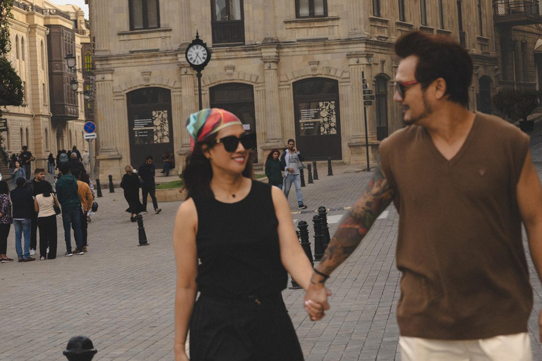 巴库城市与黄金时刻摄影体验巴库城市和黄金时刻摄影体验