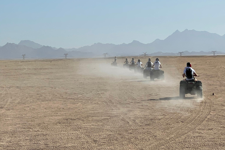 Hurghada : promenade en quad et visite de la MONTAGNE DE SANTÉMatinée de quad (prise en charge à l&#039;hôtel à l&#039;extérieur d&#039;Hurghada)