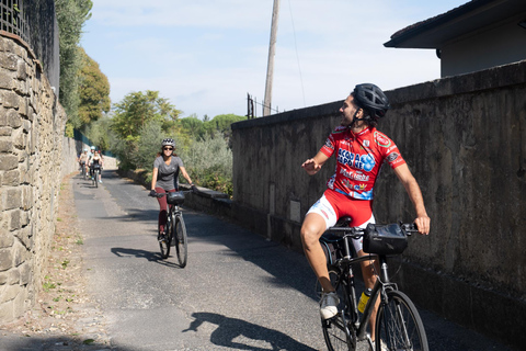 Vanuit Florence: fietstocht door Toscane met lunch en wijnproeverij