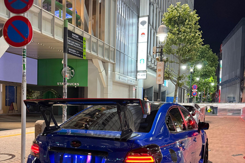 Tokyo: Daikoku PA & Shibuya Private Tour in a 500hp WRX STI