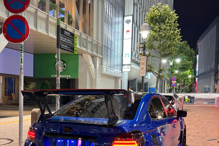 Tokyo: Daikoku PA & Shibuya Private Tour in a 500hp WRX STI