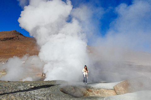 Uyuni: 3-Day Salt Flats, Lagoons, and Geysers Tour ENGLISH-SPEAKING GUIDE