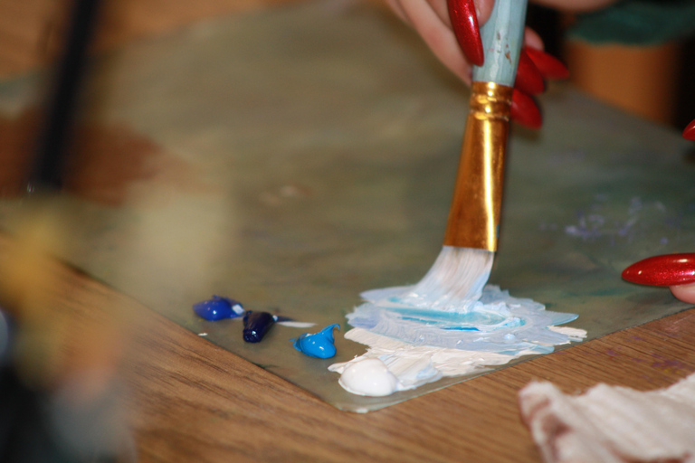 Tbilisi: Creative Workshop with Tea or Coffee & Pick-Up