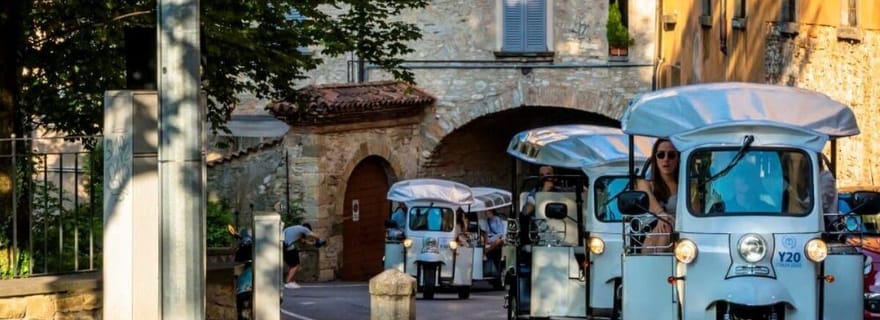 Bergame : visite citadine privée en tuk-tuk