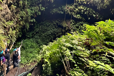 ISABELA&#039;S HIGHLIGHT Rappel Trillizos Volcano &amp; Sucre Caves Excursion