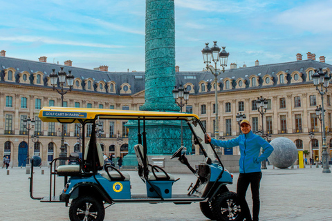 Golf Cart in Paris - Private Guided Tour - Pickup Included Le Special Day (10h) up to 3p