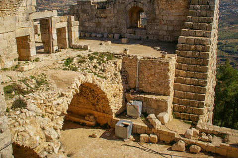 Aqaba: Jerash, Ajloun slott - Ajloun Teleferic en dagsutflykt