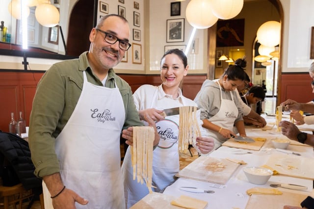 Roma: Corso di cucina di ravioli, fettuccine e tiramisù