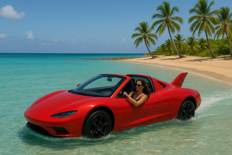 Negril: Jetcar Rental with Hotel Transfer Jetcar Rentals Water Car Super Car on Water – Negril