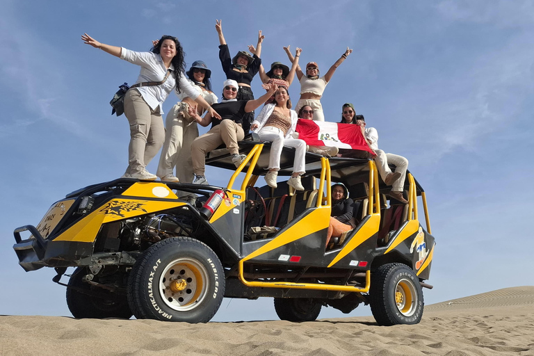 From Lima: Ballestas Islands & Huacachina Dune Buggy Tour Paracas & Huacachina: Hotel Pickup & Bilingual Guide