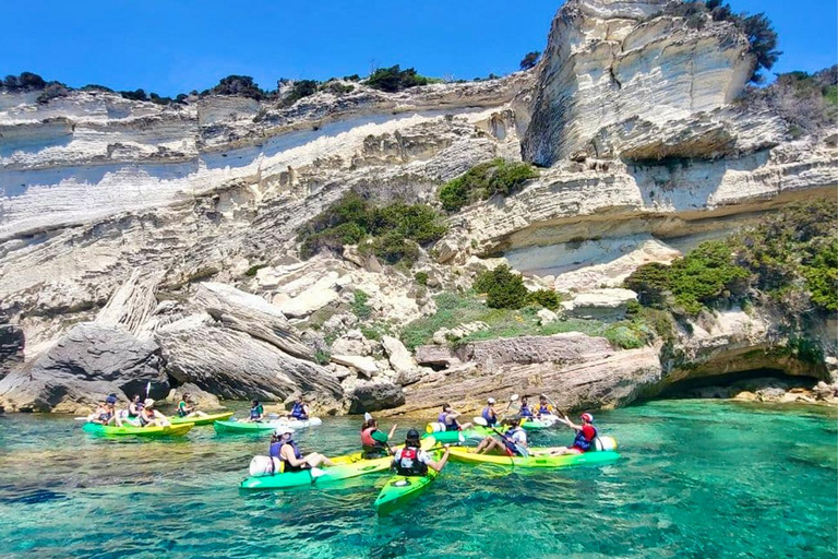 Bonifacio: Kayak tour and swim in the nature reserve up to the cliffs   Bonifacio: Kayak tour and swim in the reserve up to the cliffs  