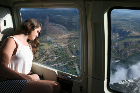 Victoriafälle: Hubschrauberflug