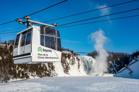 Ciudad de Quebec: cascadas de Montmorency con teleféricoCascadas de Montmorency con teleférico de ida y vuelta