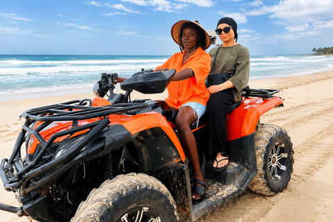 Lac Rose: Grand Quad Biking Tour to Kayar, Canoe, Meal, and Pool Access Pink Lake: Grand Quad Biking Tour to Kayar, Canoe, Meal, and Pool Access