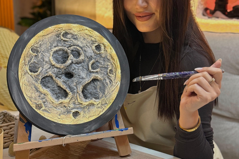Antalya: Illuminated Moon Decor Workshop Relief & LED Light