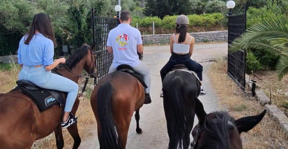 From Syracuse: Horseback excursion through trails and rural landscapes