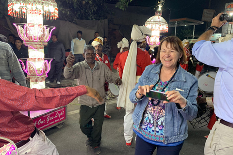 Jaipur: Tour noturno de Tuk-Tuk com um motorista local amigávelTuk-Tuk noturno