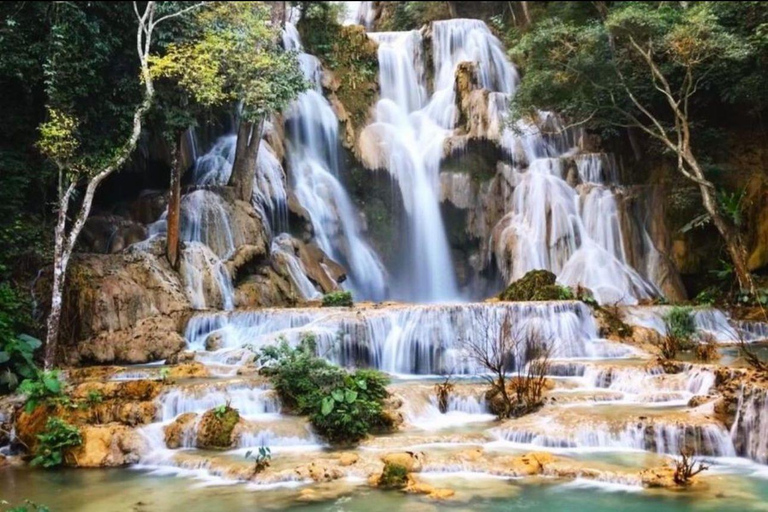 Luang Prabang to Kuang Si Waterfall Shared Minivan Ticket Kuang Si Waterfall Shared Minibus Ticket