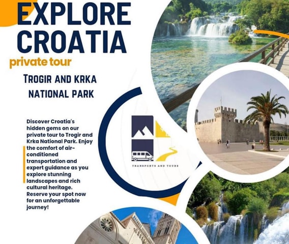 Private tour from Split area: Trogir and Krka National Park