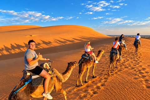 Agadir to Marrakech: 3-Day Merzouga Camel Ride & Luxury Camp Private luxury Sahara tour – exclusive experience